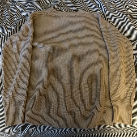 Be A Good Person Knit Sweater - Tan - Size “Men’s” Large - Picture 6 of 7
